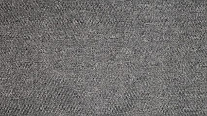 Dark Gray Woven Upholstery Fabric Texture Background