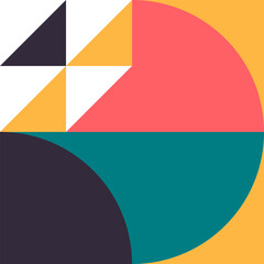 Obraz premium Abstract geometric pattern forming graphic modern background design