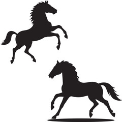 silhouette of a horse ,horse silhouette vector ,horse, animal, silhouette, farm, illustration, running, stallion, horses, art, sport, tail, race, outline, equine, nature, vector, black, animals, mamma