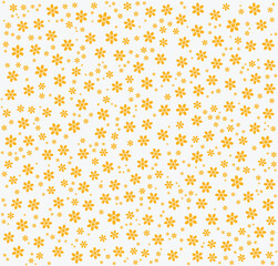 Cute Floral Seamless Pattern – Small Flower Digital Paper Vector