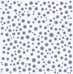 Cute Floral Seamless Pattern &ndash; Small Flower Digital Paper Vector