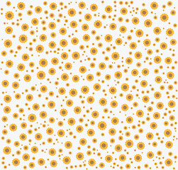 Cute Floral Seamless Pattern &ndash; Small Flower Digital Paper Vector