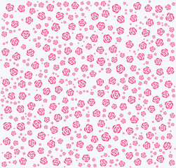 Cute Floral Seamless Pattern – Small Flower Digital Paper Vector