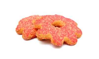 Cookies isolated on white background