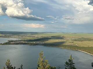 Kazakh hills, North Kazakhstan region. Imantau.