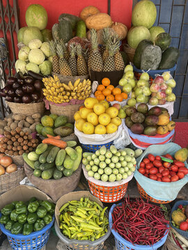 Fruit shop in Cotonou, Benin