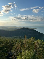 Kazakh hills, North Kazakhstan region. Imantau.