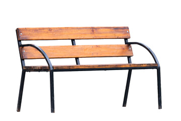 street bench isolated