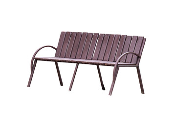 street bench isolated