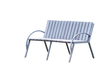 street bench isolated