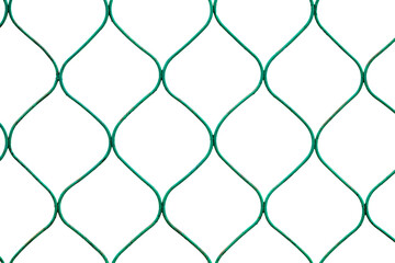 metal fence isolated