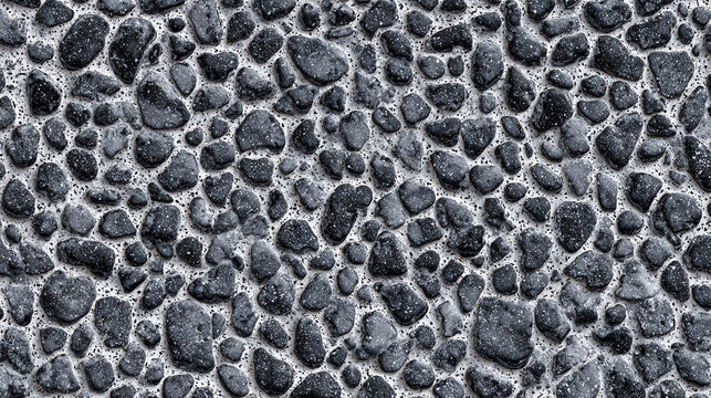 An interesting close-up of dark stones