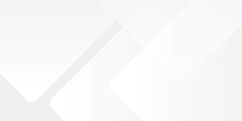 3D white geometric abstract background overlap layer on bright space with rounded rhomb effect decoration