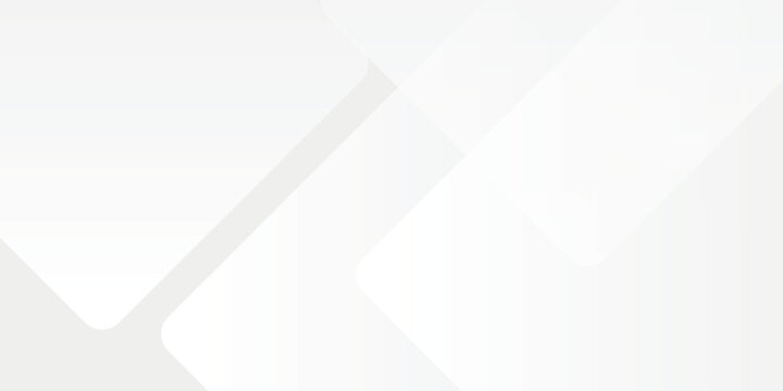 3D white geometric abstract background overlap layer on bright space with rounded rhomb effect decoration