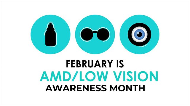 Minimal and modern motion graphics animation designed for Low Vision Awareness Month. Focusing on eye health and vision awareness.