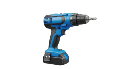 3D icon drill machine, isolated on white background