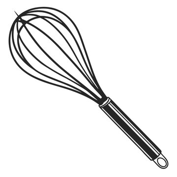 whisk isolated on white background