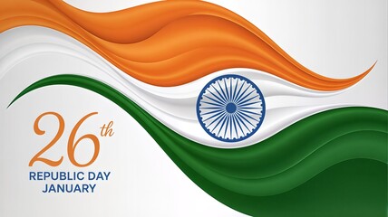 Indian Republic Day Celebration Background.