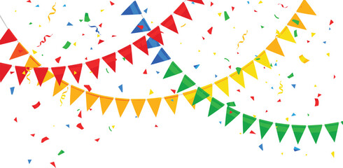 Bunting party multiple celebration banner