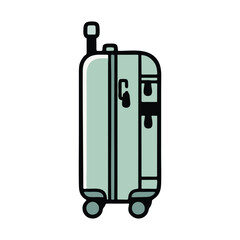 vector illustration of an electric car