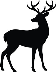 Majestic Deer Silhouette