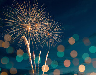 Fireworks and Bokeh Lights