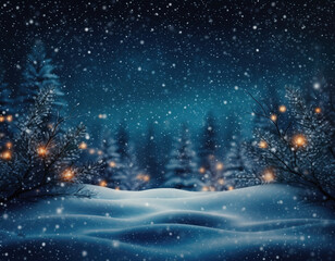 Calm Snowfall New Year