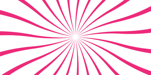 Pink white cream candy vector swirl. Candy color 3d sunburst background for summer poster, banner, christmas greeting or invitation card. Sweet rotating. Vector illustration