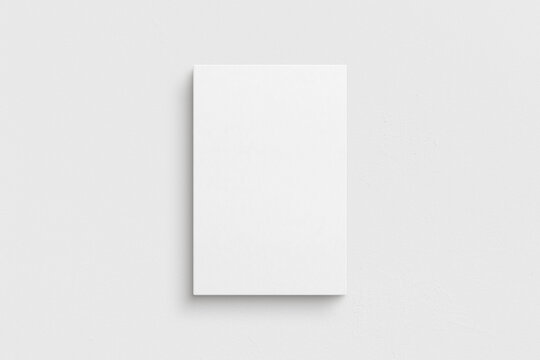 Canvas mockup 2:3. Single canvas mockup. Clean, modern, minimalist, bright. Portrait. Vertical.