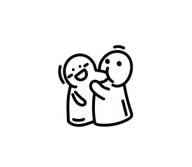 happy family with a heart