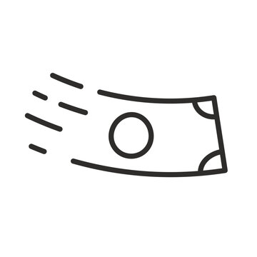 Fast money transfer icon