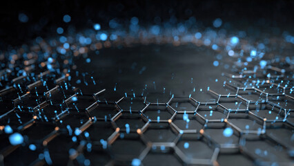 Abstract Nanotechnology Structure