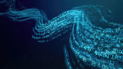 Data Stream - Abstract Background