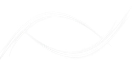 Dynamic white brush stroke abstract eye-like infinity symbol art