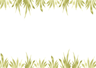 Botanical Leaf Watercolor Nursery Decorative Frame