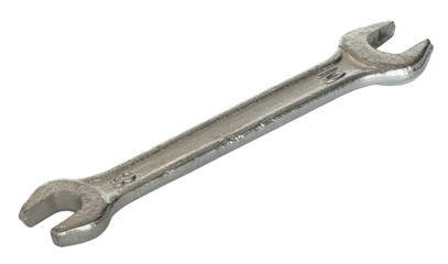 Stainless steel wrench to handle two sizes of bolts