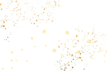 Golden Confetti Sparkle Background
