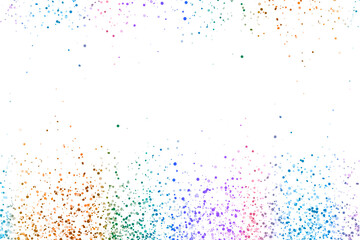 Colorful Confetti Particle Background