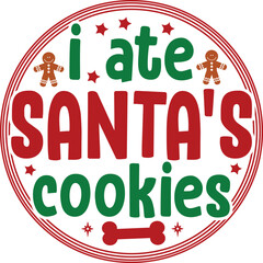 Dog Christmas Bandana  svg design