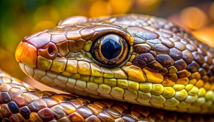 Fototapeta premium close up of a snake