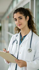 portrait of female doctor