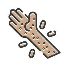 Skin cancer icon