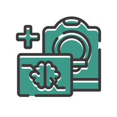 Ct scan unit icon