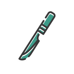 Surgery knife icon