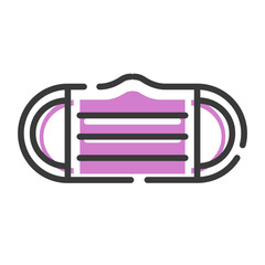 Medical mask icon