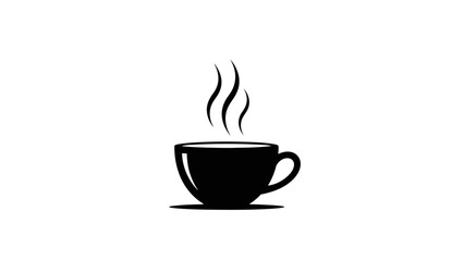 Obraz premium Black-and-White Flat Design Handshake, Successful Deal