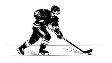 Urban Viewpoint Black & White Illustration