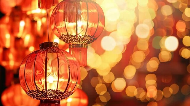 Holiday composition for celebrate chinese festival of lanterns