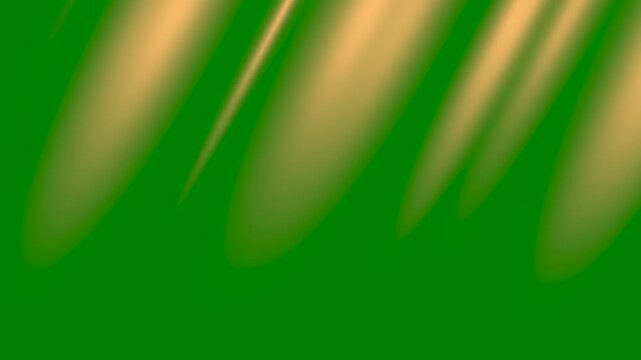 Loop sun light golden flare light effect on a green background. Sun light shine light effect seamless loop animation
