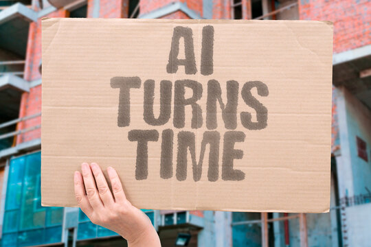 "AI Turns Time" Speed compounds advantage. AI. SPEED. ADVANTAGE. PRODUCTIVITY. LEVERAGE.